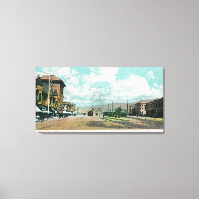 Exterior View of Berkeley StationBerkeley, CA Canvastryck (Framsida)