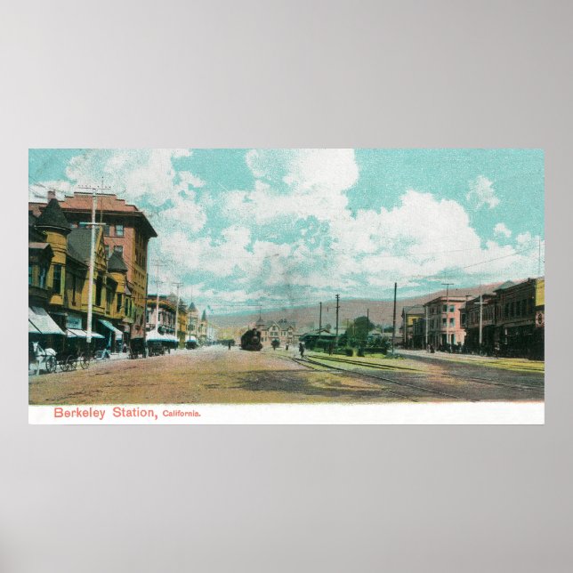 Exterior View of Berkeley StationBerkeley, CA Poster (Framsidan)