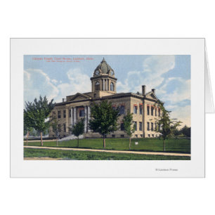Exterior View of Canyon County Court House Hälsningskort