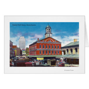 Exterior View of Faneuil Hall Hälsningskort