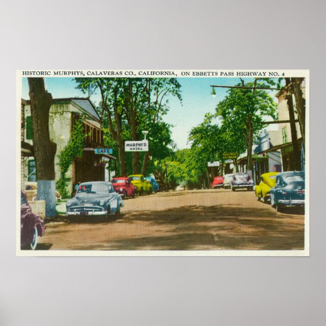 Exterior View of Historic Murphy's Hotel Poster (Framsidan)