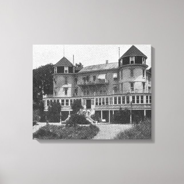 Exteriör View of Hotel Bon Luft in Escalle Canvastryck (Framsida)
