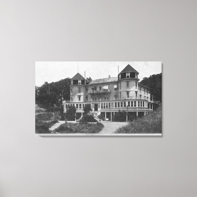 Exteriör View of Hotel Bon Luft in Escalle Canvastryck (Framsida)