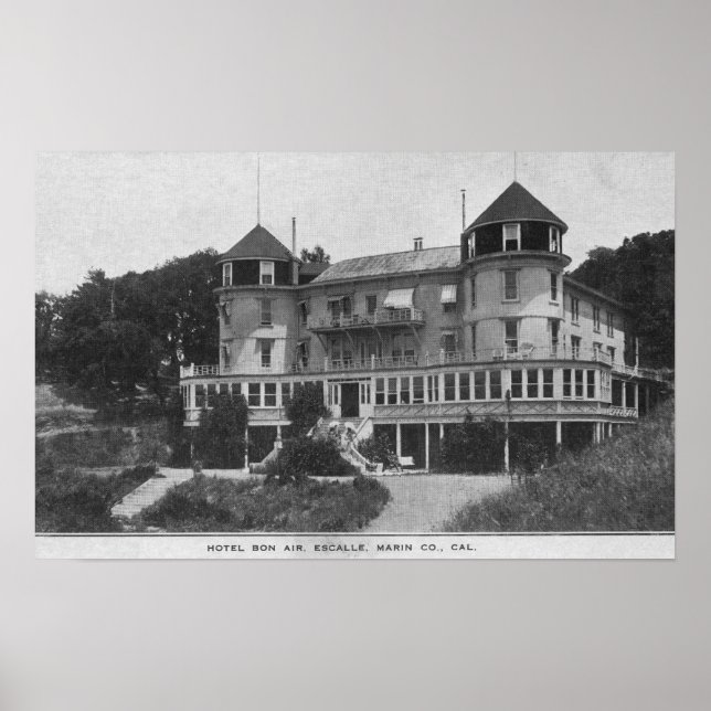 Exteriör View of Hotel Bon Luft in Escalle Poster (Framsidan)