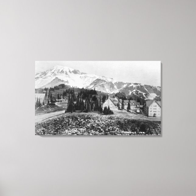 Exterior View of Paradise Inn Canvastryck (Framsida)