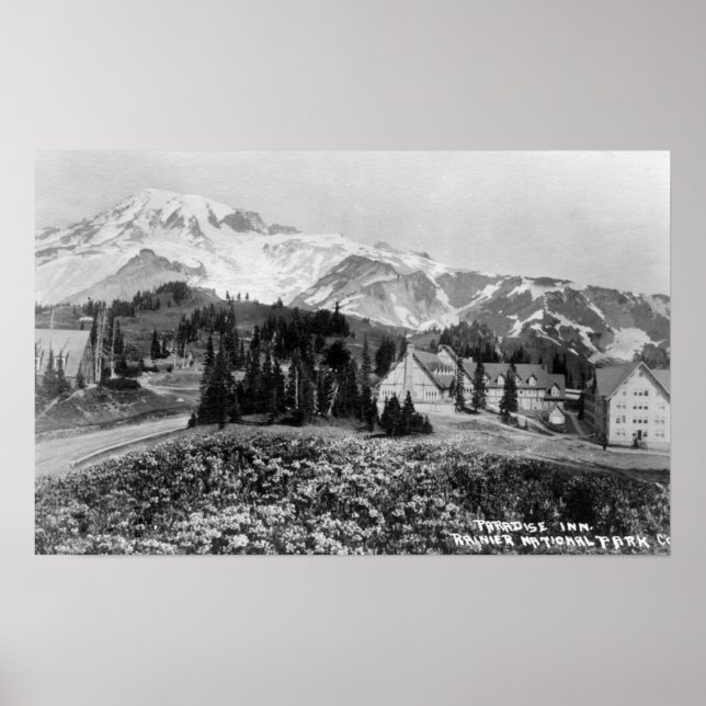 Exterior View of Paradise Inn Poster (Framsidan)