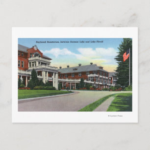 Exterior View of Raybrook Sanatorium Vykort
