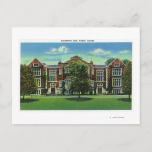 Exterior View of Rockefeller Hall, Vassar Vykort