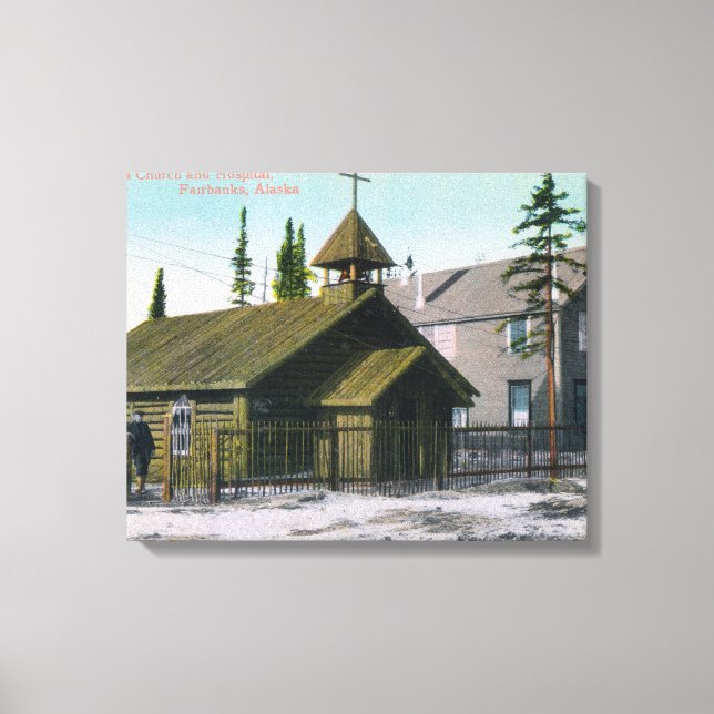 Exterior View of St. Mathew's Church and Canvastryck (Framsida)
