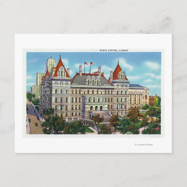 Exteriör View of State Huvudstad Vykort (Framsida)