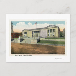 Exterior View of the Court House Vykort