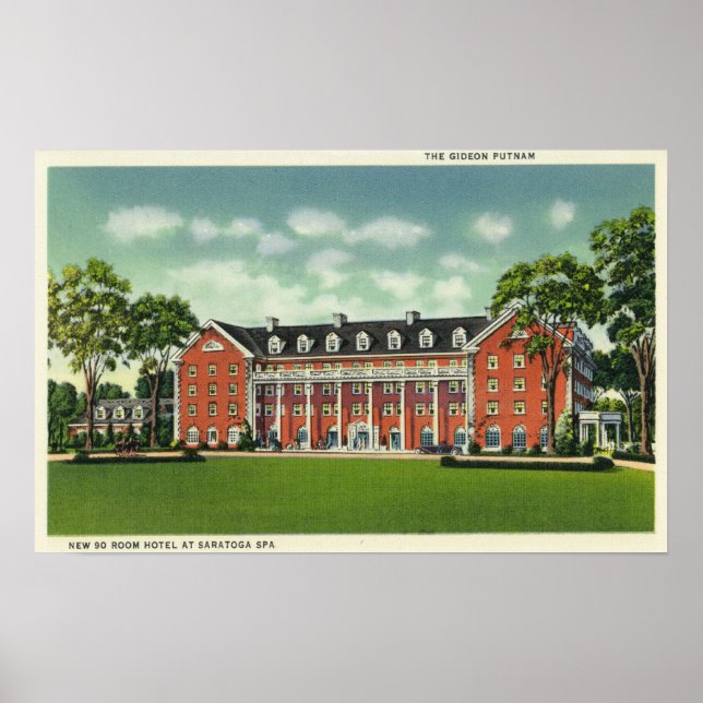 Exterior View of the Gideon Putnam Hotel Poster (Framsidan)