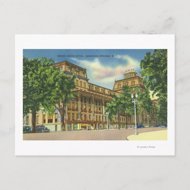 Exterior View of the Grand Union Hotel Vykort (Framsida)