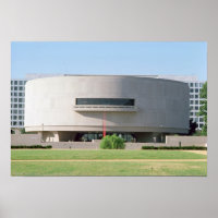 Exterior view of the Hirshhorn Museum, 1974)