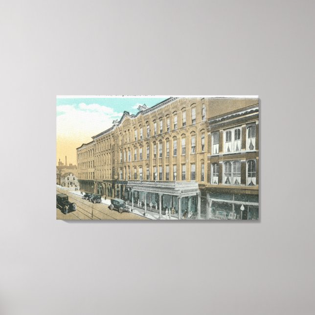 Exterior View of the Hotel Bennett Canvastryck (Framsida)
