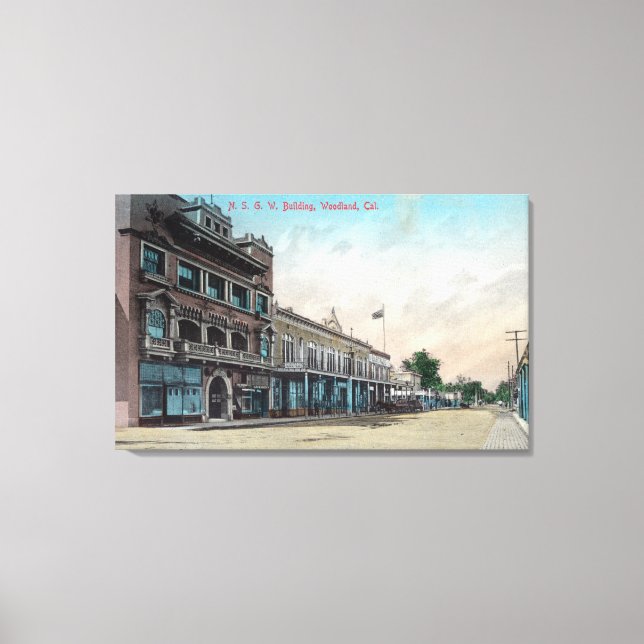 Exterior View of the NSGW BuildingWoodland, CA Canvastryck (Framsida)