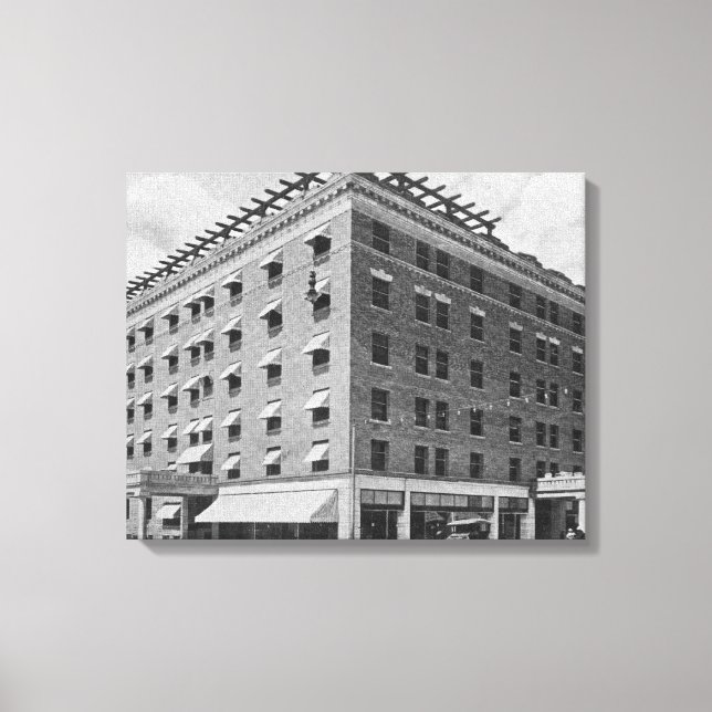 Exteriör View of the Owyhee HotelBoise, ID Canvastryck (Framsida)