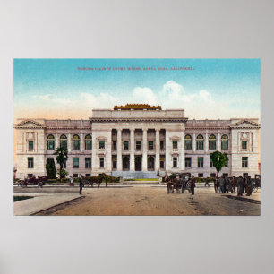 Exteriör View of the Sonoma County Court House Poster