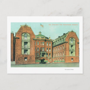 Exteriör vy av Hahnemann Hospital Vykort