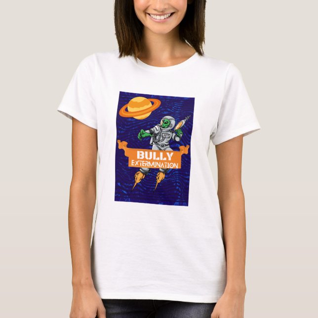 exterminador av främmande bully t shirt (Framsida)
