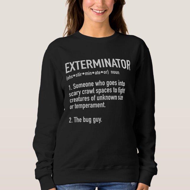 Exterminator Definition For Pest Control or Bug Gu T Shirt (Framsida)