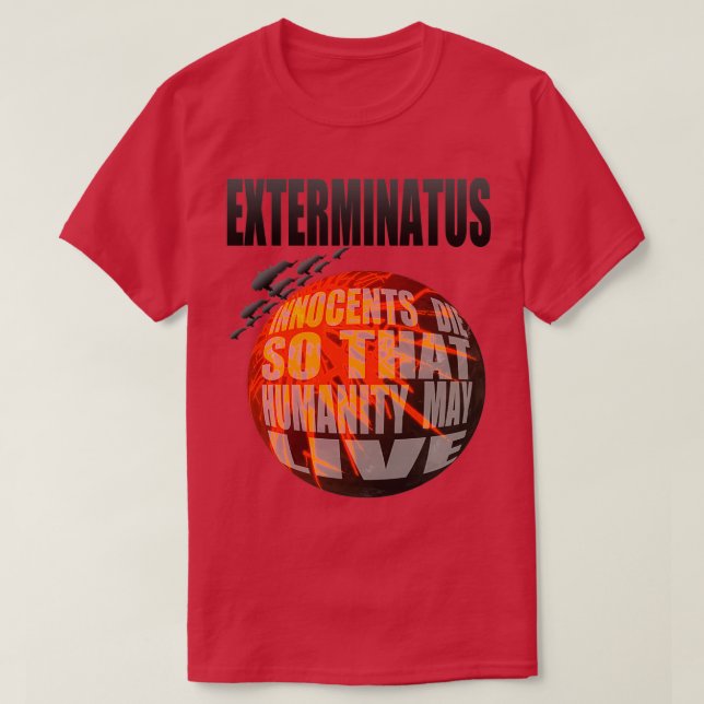 Exterminatus Fullt T Shirt (Design framsida)