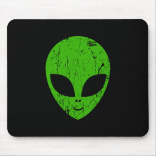 Extern grönt, huvud ufo science fiction-utvinning musmatta
