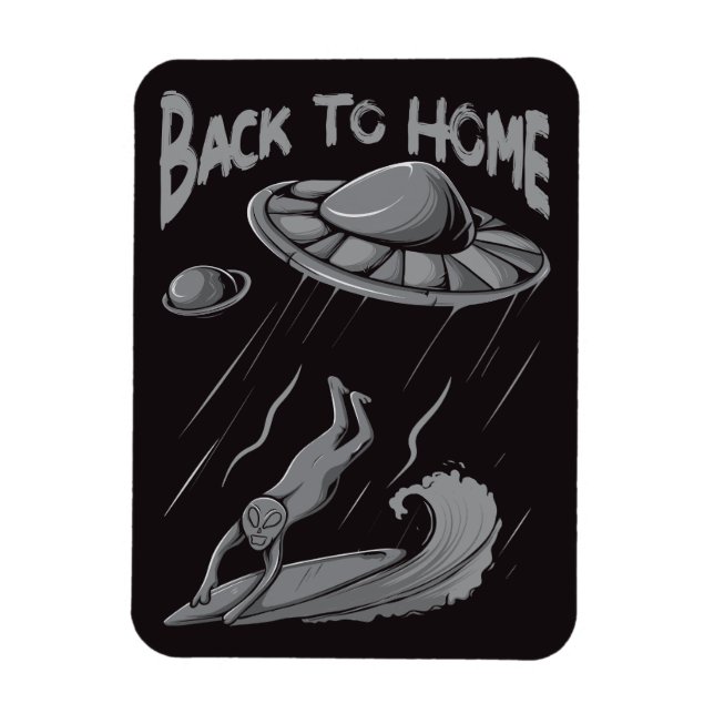 Extern surfing illustration med hemmet magnet (Vertikal)