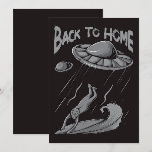 Extern surfing illustration med hemmet tack kort
