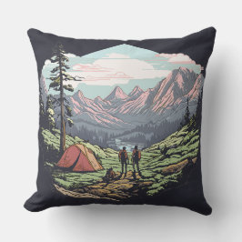 Extern, unik bild, retrografik/vintage kudde