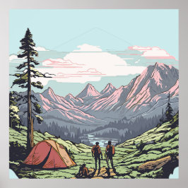 Extern, unik bild, retrografik/vintage poster