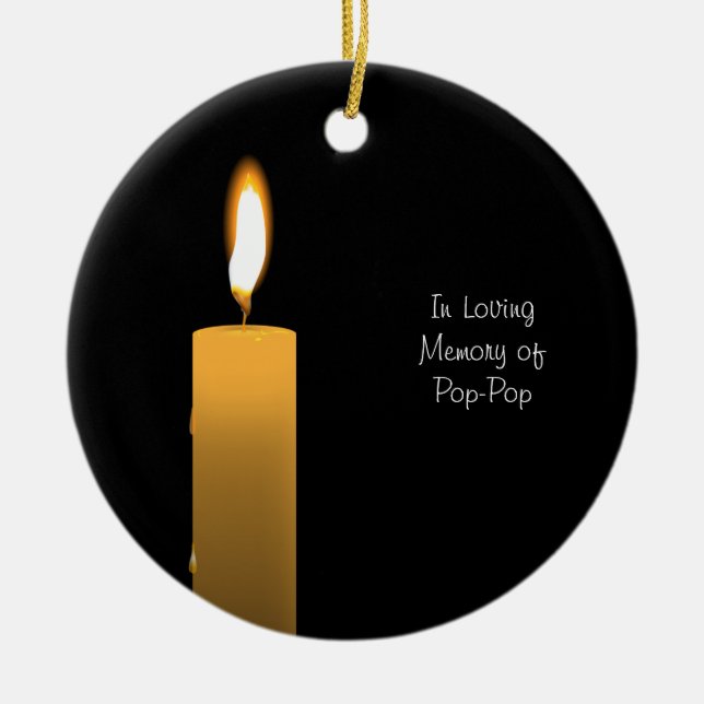 Externa Anpassningsbar i minnet Julgransprydnad Keramik (Framsidan)