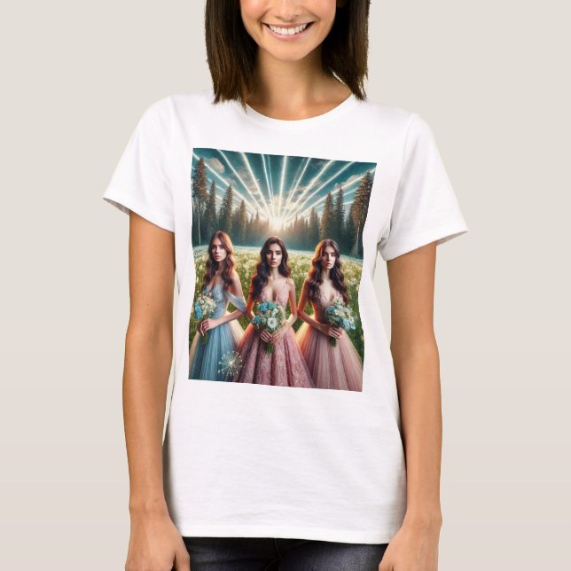Externa beauties: The Dreamlike Forest of Infinite T Shirt (Framsida)
