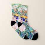Externa Embrace: Gustav Klimts Baby (Cradle) Strumpor<br><div class="desc">Gå in i en konstnärlig värld med vår insamling av exklusiver inspirerad av Gustav Klimts mästerverk "Baby (Cradle)". De här sockorna är mer än bara ett mode påstående. De är en hyllning till konstens tidlösa skönhet. De här sockorna är ett verkligt konstverk i sig själva, som med stor uppmärksamhet på...</div>