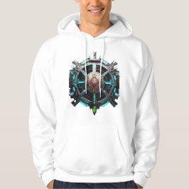 Externa gotiska blommor hoodie