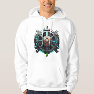 Externa gotiska blommor hoodie