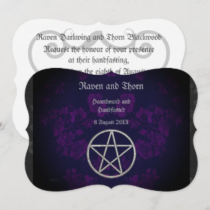 Externa handfasta/Bröllop Pentacle Suite Inbjudningar
