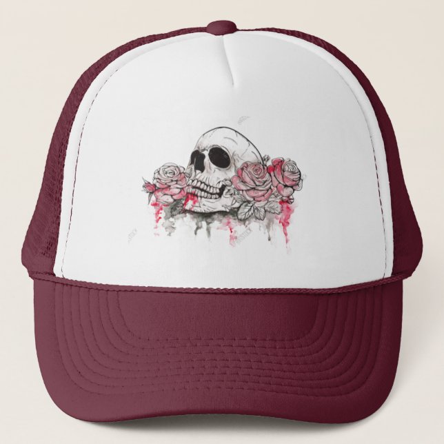 Externa Kant: Skull & Ro Cap Keps (Framsida)