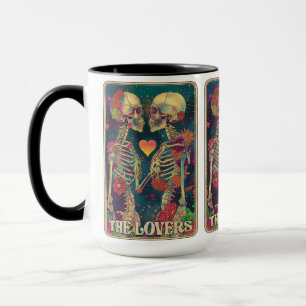 Externa Kärlek bringar här! ☕ 💀 ❤️ Älskare Tarot Mugg