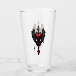 Externa kärlek i skuggan av det gotiska mörkret. glaskopp