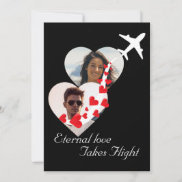 Externa Kärlek par, foto, romer, Bröllop Inbjudningar