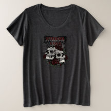 Externa Kärlek - Skull och Ro gotiic T-Shirt