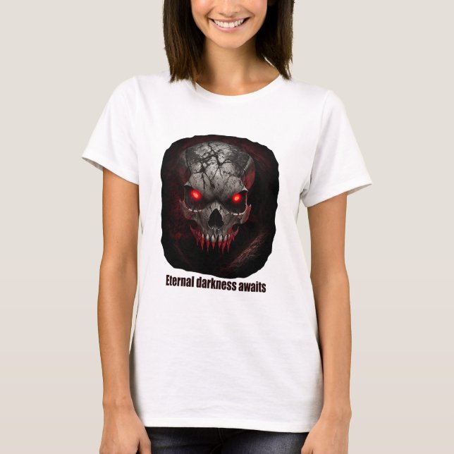 Externa mörkret Awaits T Shirt (Framsida)