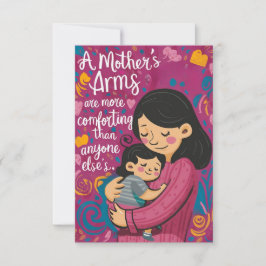 "Externa obligationer: Heartfilt Mors dag Hälsning Tack Kort