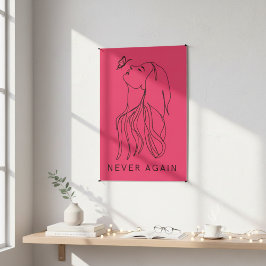 Externa reflektioner: Svart fluga och Kvinnokonst Poster