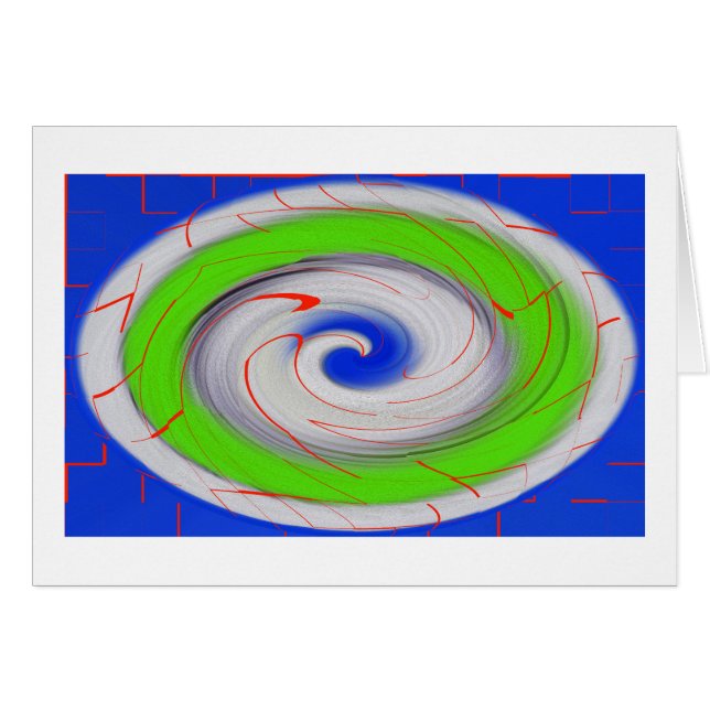 Externa ring hälsningskort (Framsidan Horizontal)