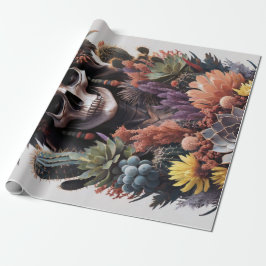 Externa Warrior, Native American Totem Skull Presentpapper