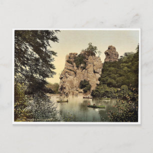Externstein, I., Detmold, Lippe, Tyskland klassisk Vykort