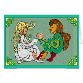 Externt kärlek handfast giftermål hälsningskort