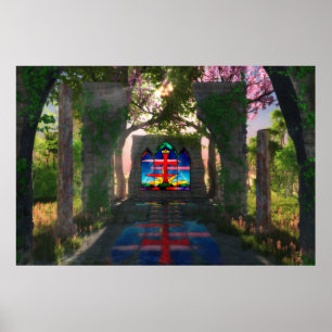 Externt ljus Påsk Skriv ut Poster